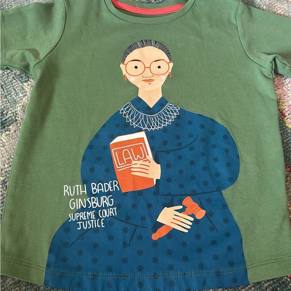 Piccolina brand children’s tee with Ruth Bader Ginsburg Design- 3T - Picture 1 of 5